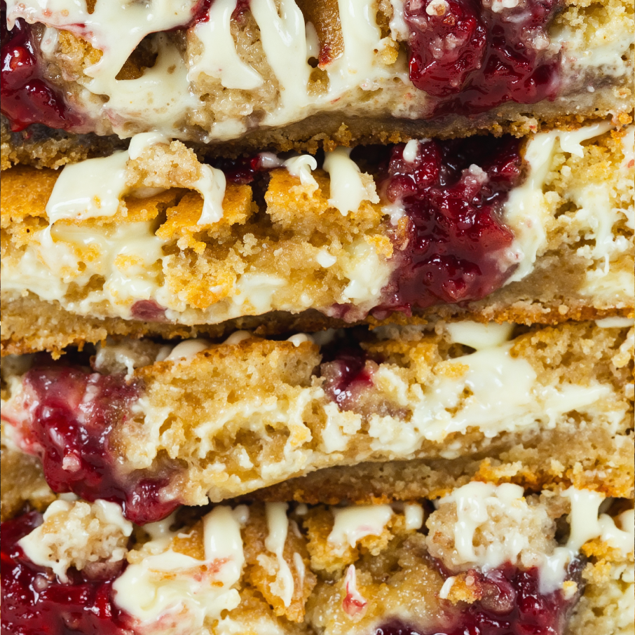 Raspberry Crumble Cookie